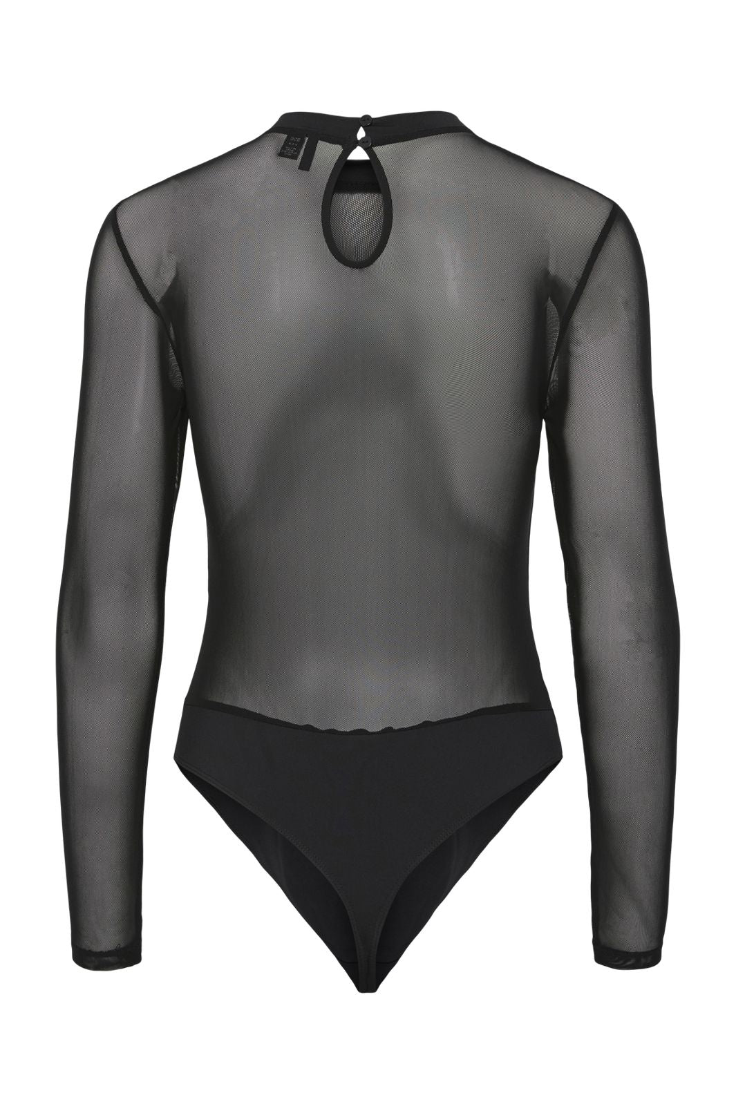 Pieces - Pcmilly Ls Mesh Bodystocking - 4551391 Black