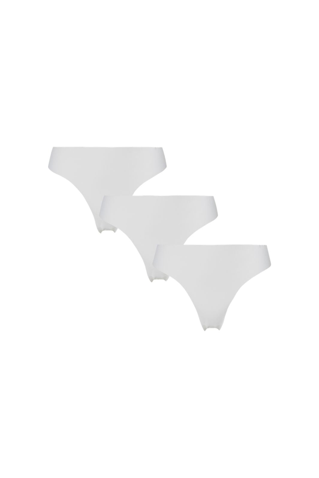 Pieces - Pcnamee Thong 3-Pack - 4642603 Bright White 3