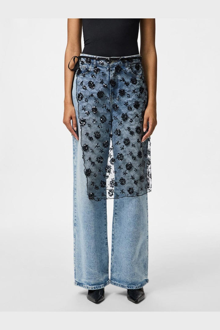 Pieces - Pcnatasja Lace Sarong - 4997996 Black