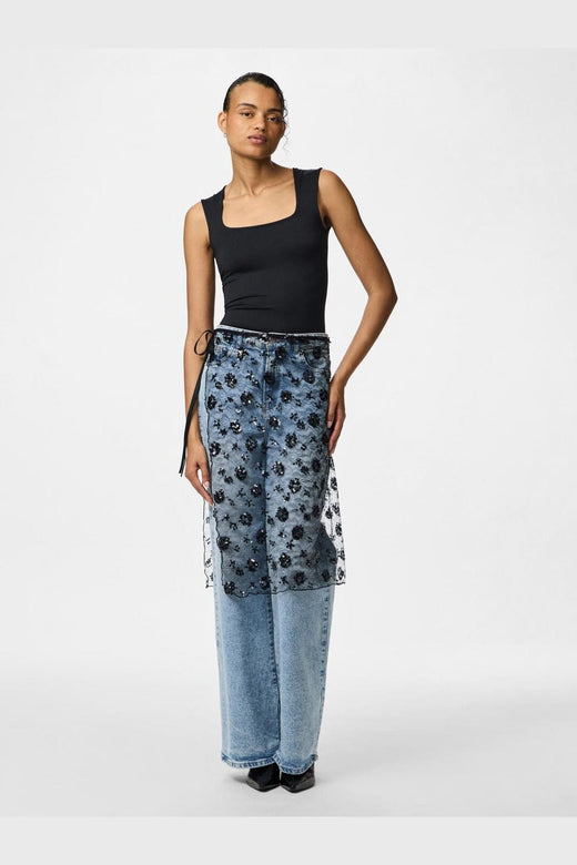 Pieces - Pcnatasja Lace Sarong - 4997996 Black