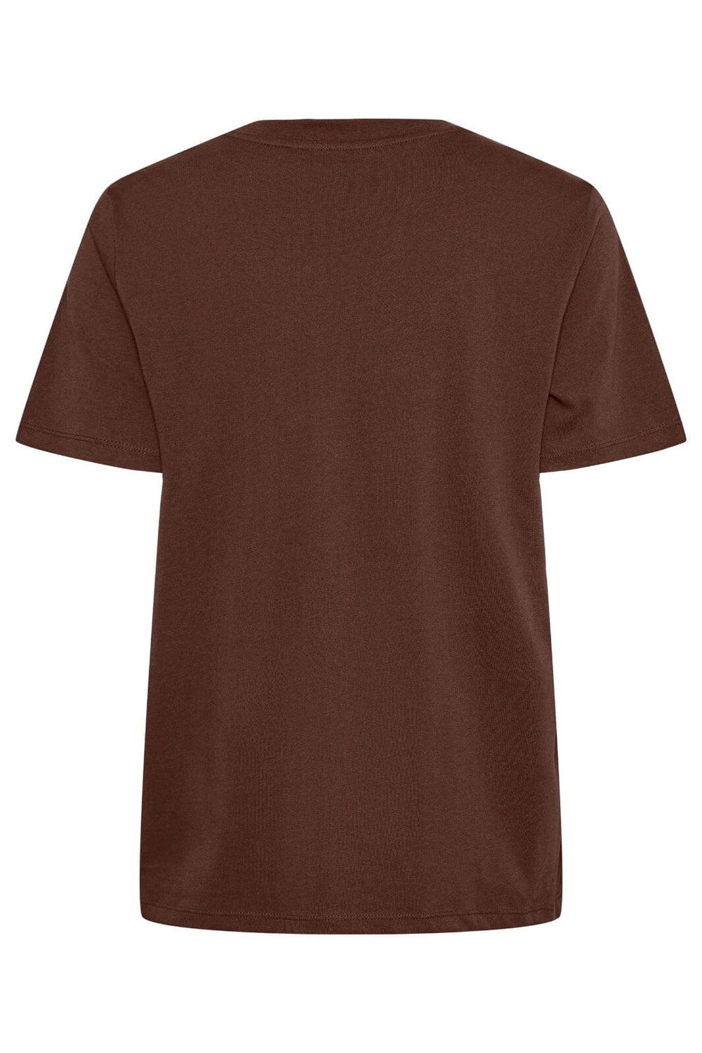 Pieces - Pcria Ss Solid Tee - 4280164 Chocolate Fondant T-shirts 