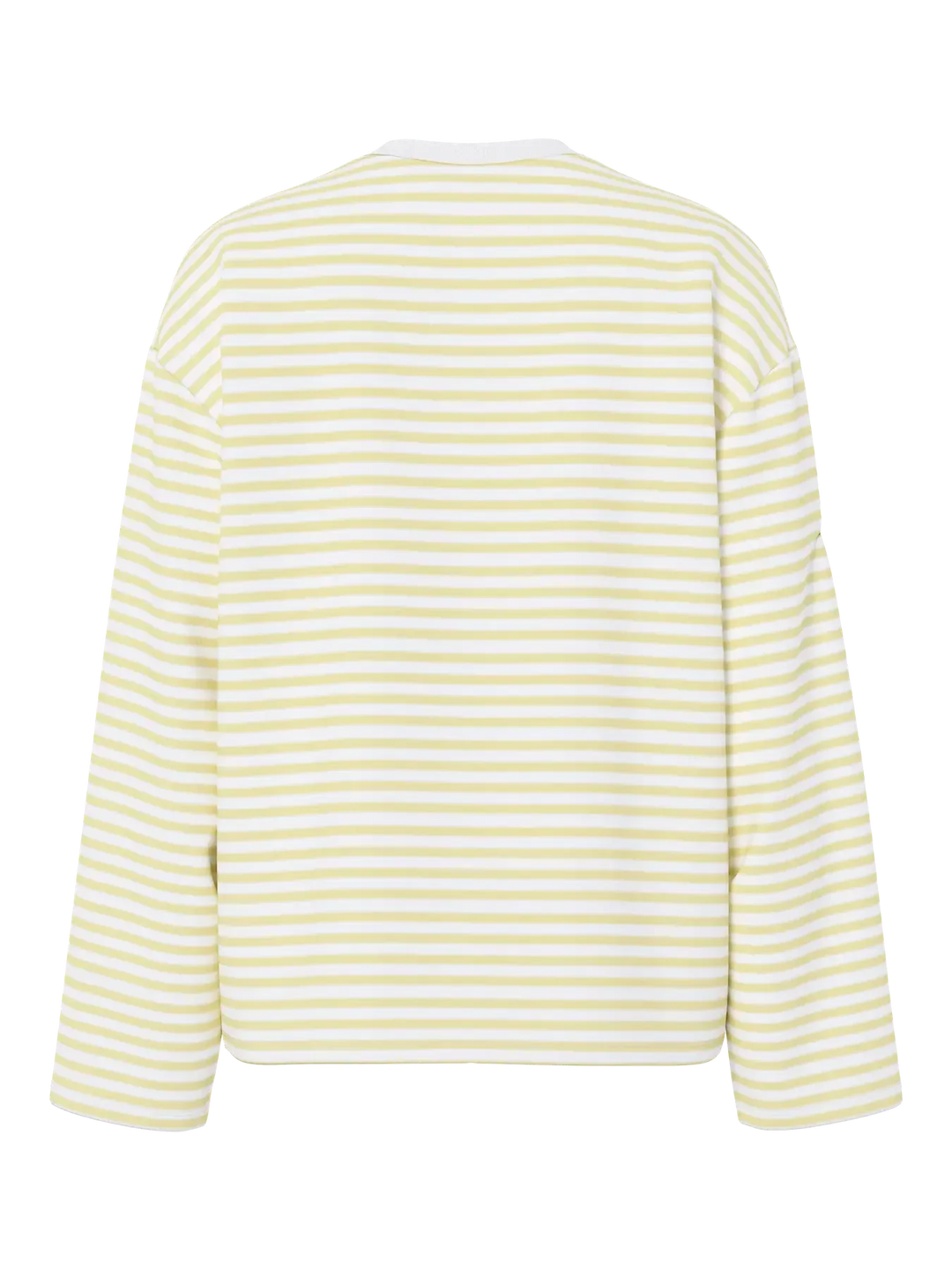 Pieces - Pcsadie Ls Top - 5090857 Bright White French Vanilla T-shirts 