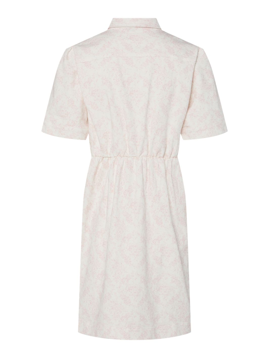 Pieces - Pcsalume Ss A-Shape Denim Dress - 4701725 Egret Flower