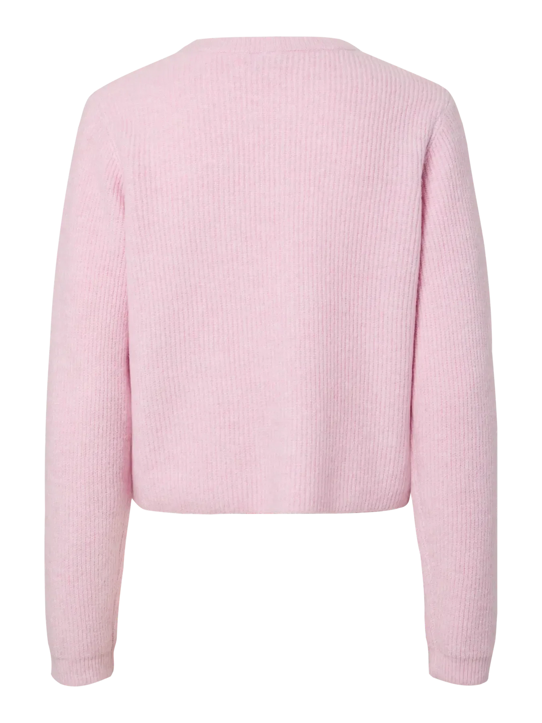 Pieces - Pcsilly Ls O-Neck Knit Cardigan - 4963880 Roseate Spoonbill Melange Cardigans 