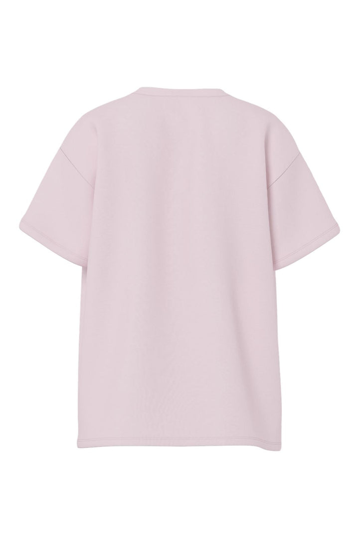 Pieces - Pcskylar Ss Oversized Tee - 4940930 Roseate Spoonbill