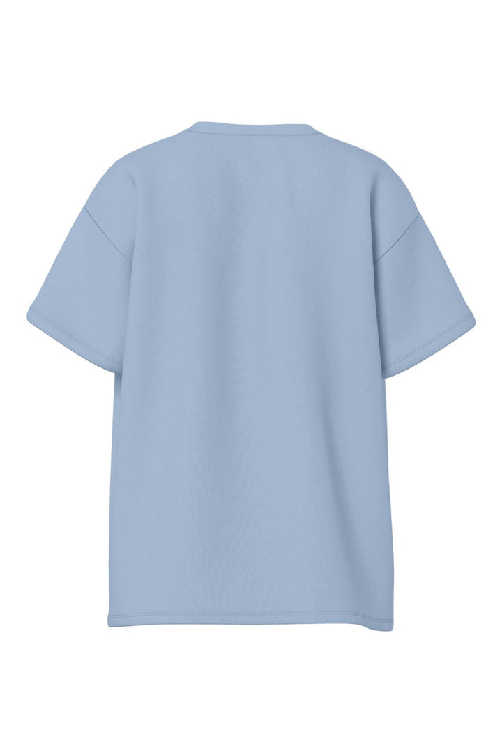 Pieces - Pcskylar Ss Oversized Tee - 4985793 Cashmere Blue