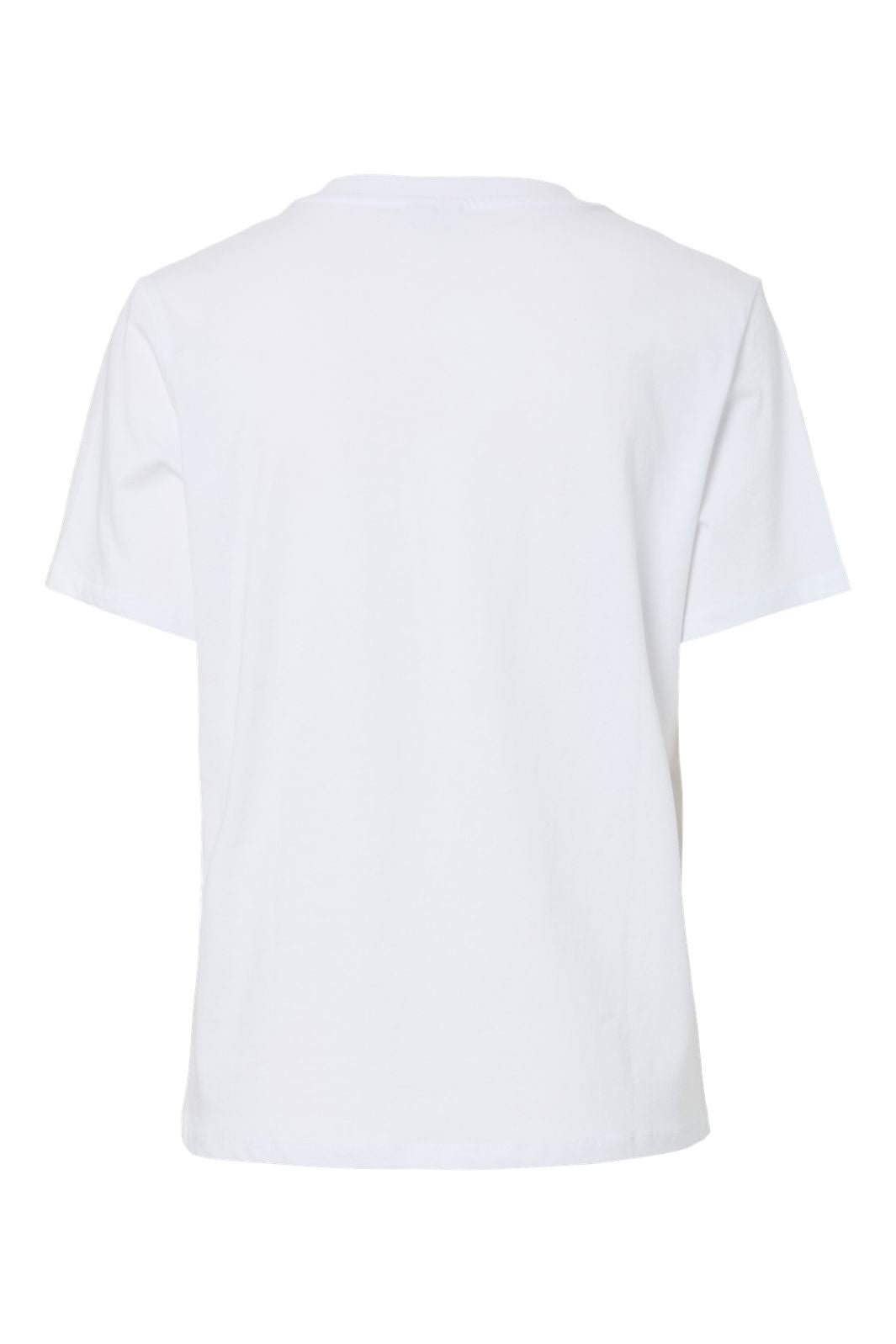 Pieces - Pctille Ss O-Neck Tee Pp - 4936515 Bright White Orange