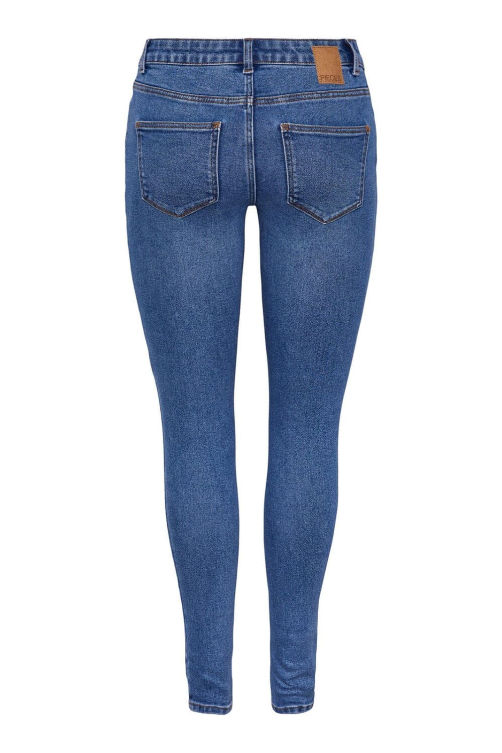 Pieces X Ditte Estrup - Pcdana Mwst Skinny Jeans Mb402 - 4438579 Medium Blue Denim Jeans 