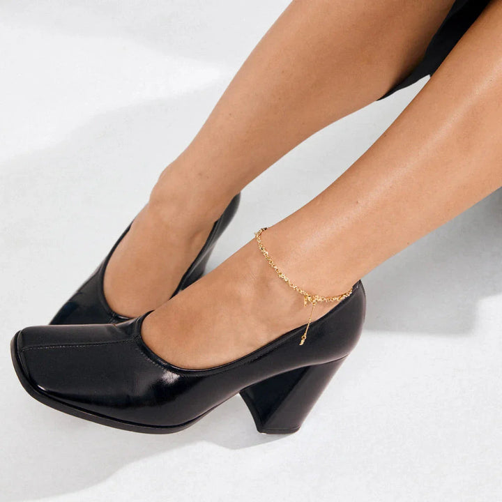 Pilgrim - Nova Ankle Chain Gold-plated 122622008 - Gold Plated Ankelkæder 