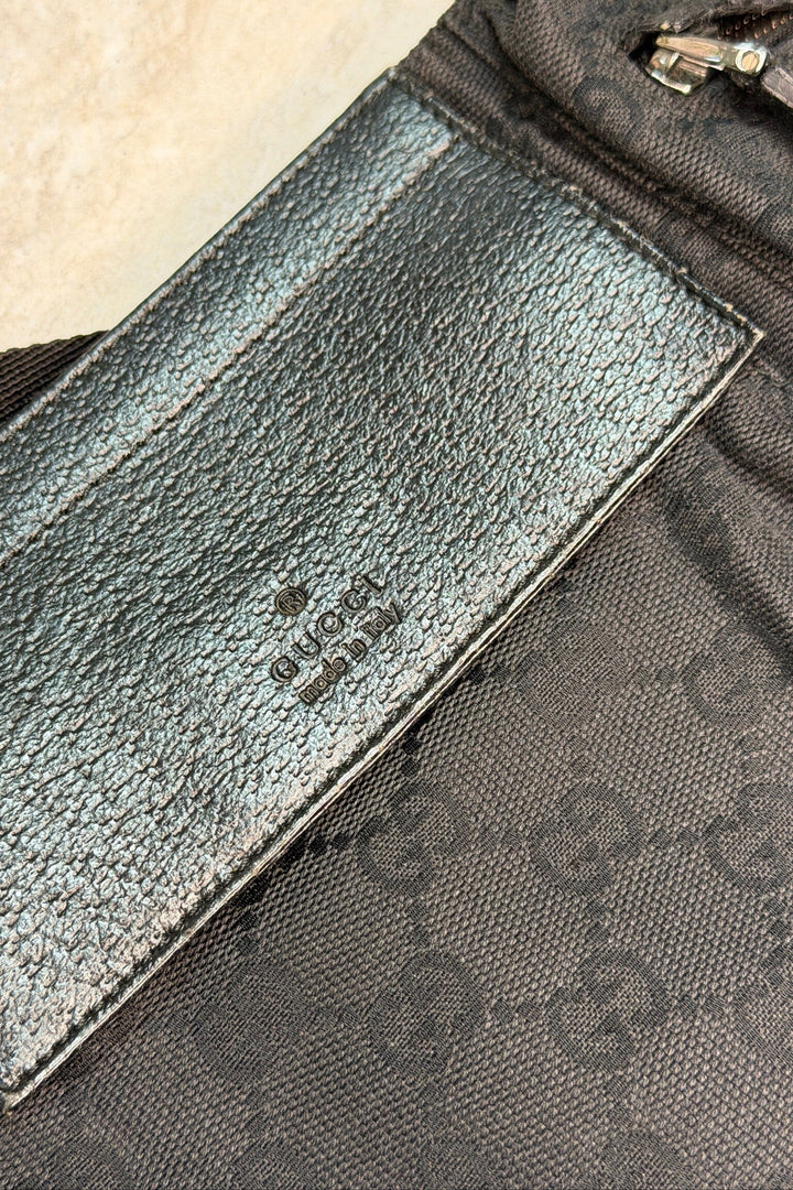 Preloved Vintageline x Molly&My - Vintage Gucci Bumbag 5 - Black Tasker 