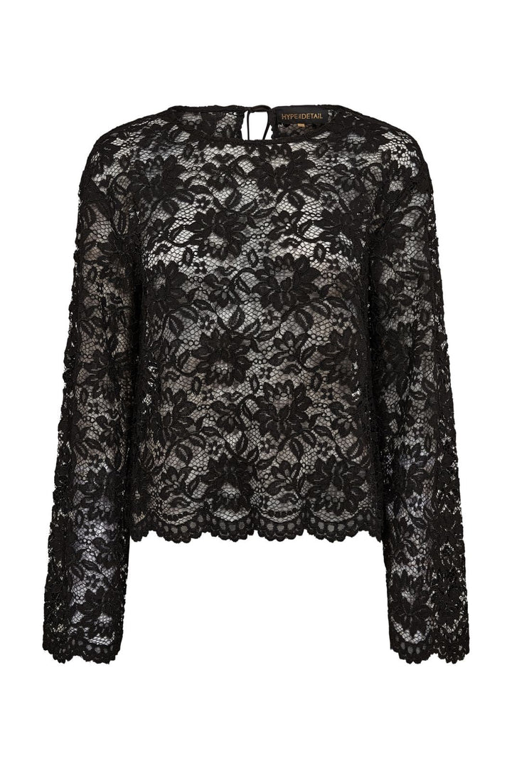 Hype The Detail - Lace Blouse 380-14 - 9 - Black