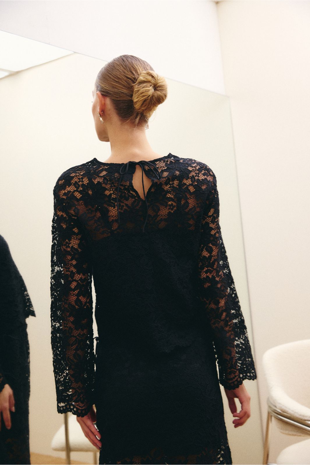 Hype The Detail - Lace Blouse 380-14 - 9 - Black
