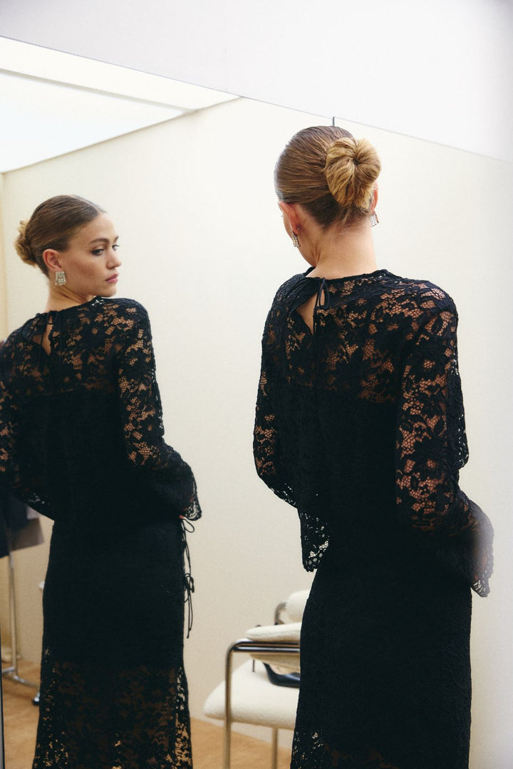 Hype The Detail - Lace Skirt 380-97 - 9 - Black