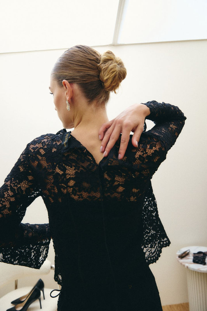Hype The Detail - Lace Blouse 380-14 - 9 - Black