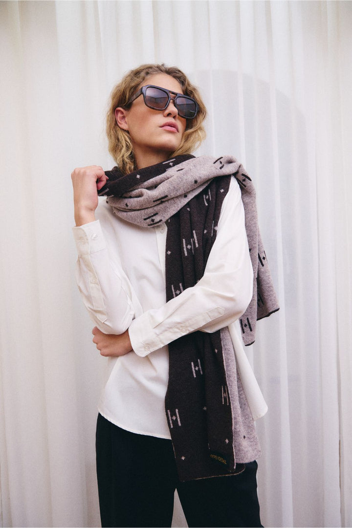 Hype The Detail - Scarf 955-83 - 4 - Sand