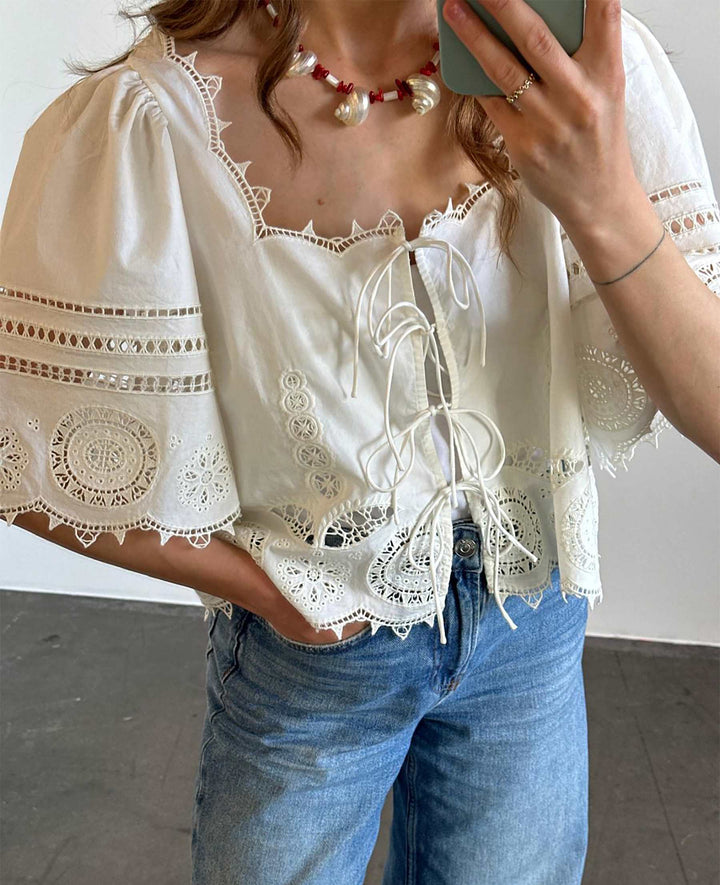 Sissel Edelbo - Anja Top SE 1565 - White
