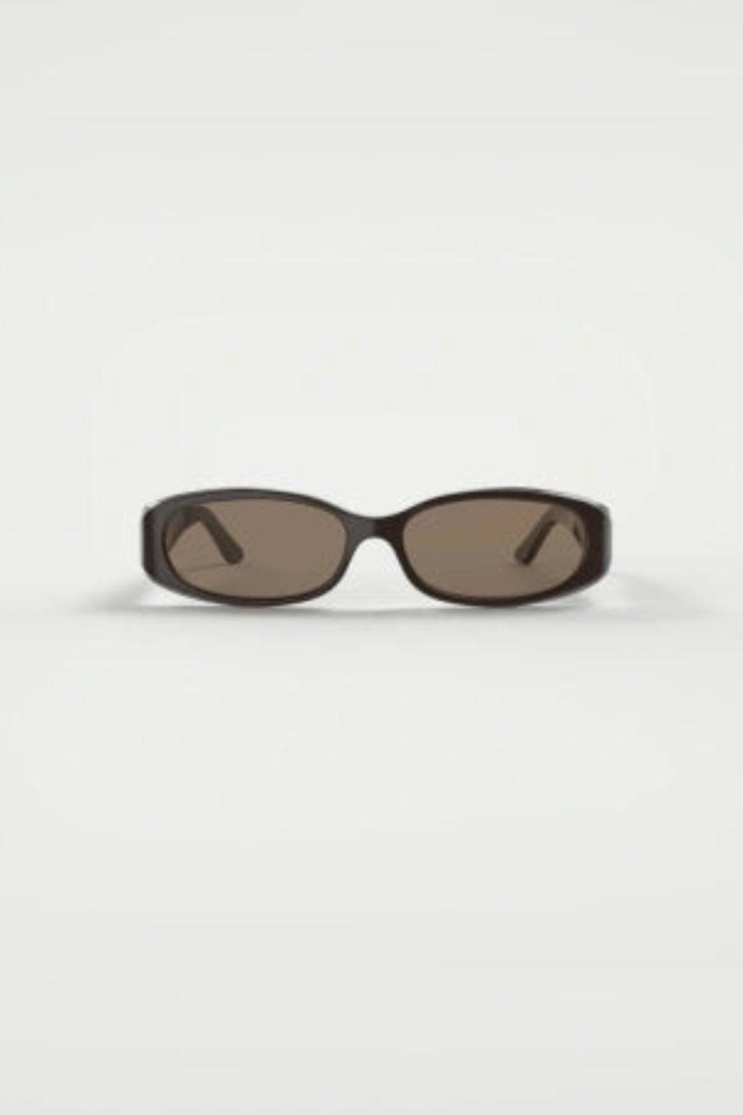 Rotate - 4. Rectangular Oval Frame 1163133097 - 3097 Chimi X Soil Brown Solbriller 