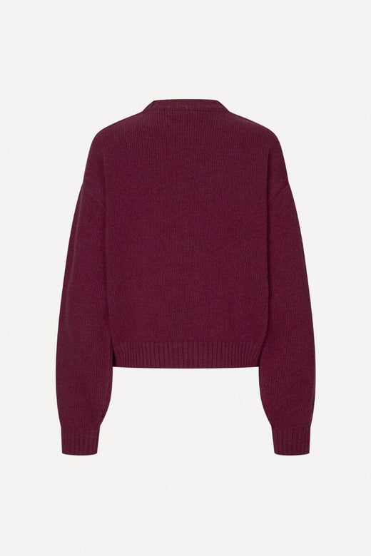 Rotate - Crewneck Sweater 1165122734 - 2734 Zinfandel Strikbluser 