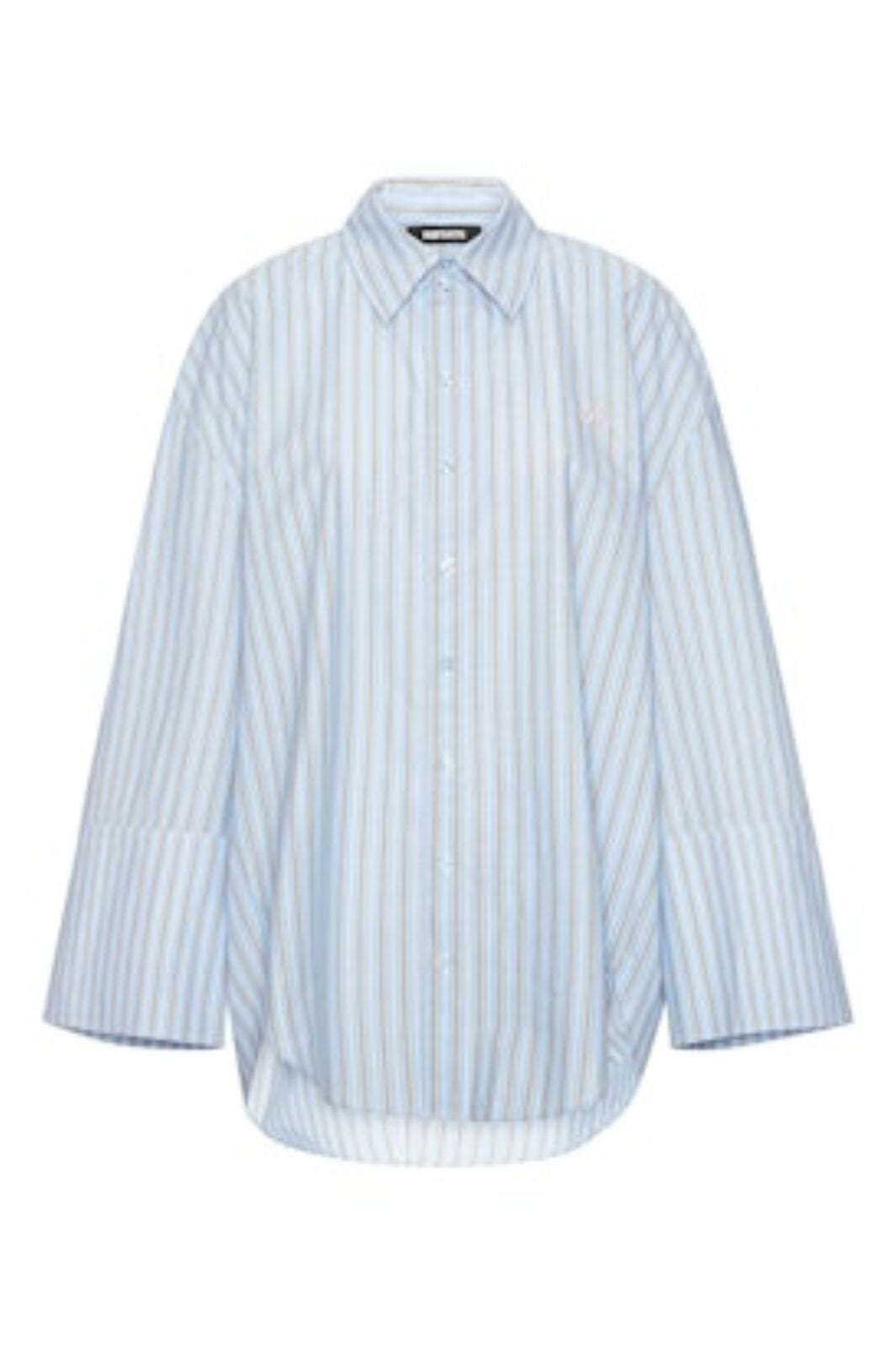Rotate - Poplin Oversized Shirt 1153663082 - 3082 Hydrangea (blue) Comb. 