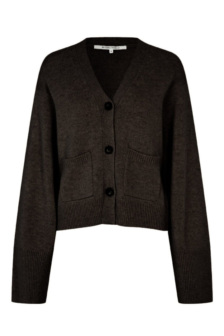 Second Female - Alpha Knit Fitted Cardigan 59900 - 6103 Delicioso