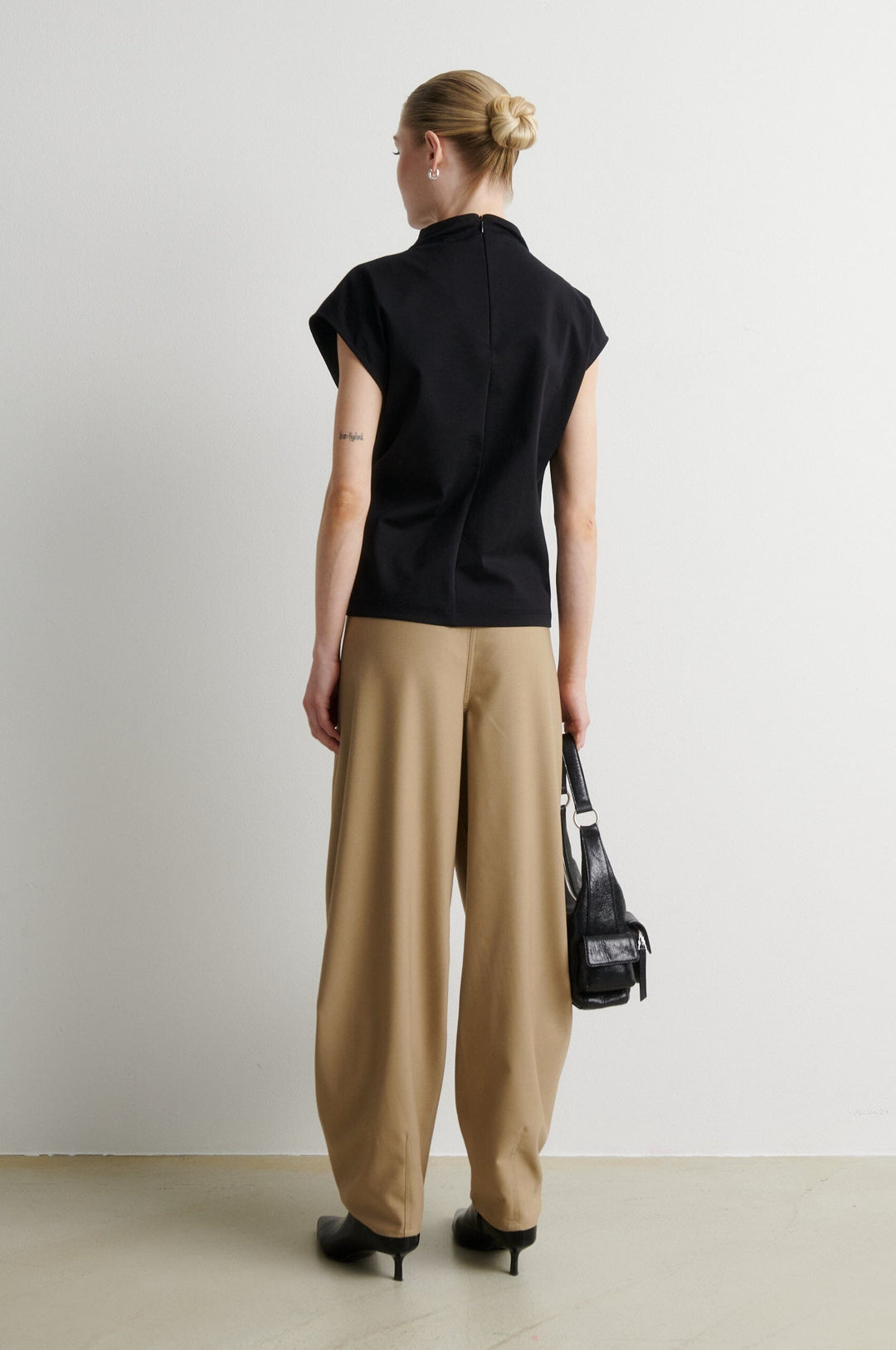 Second Female - Blink Barrel Trousers 61235 - 6004 Chinchilla Bukser 