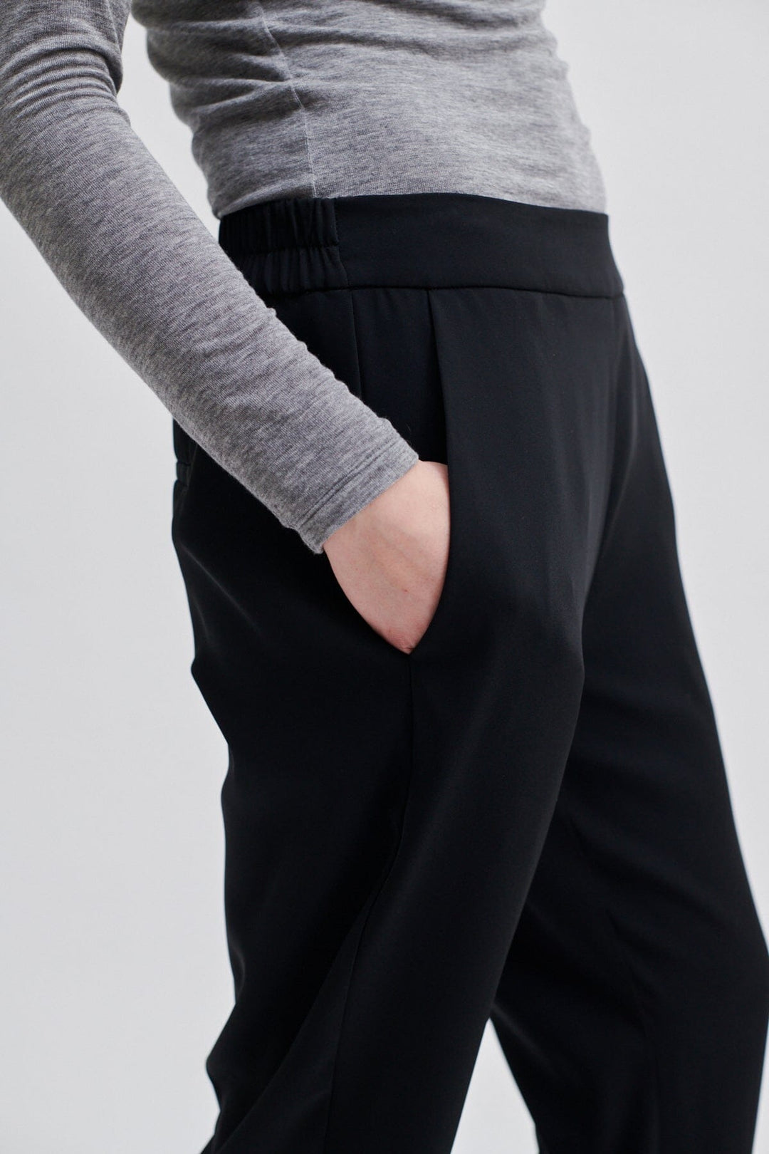 Second Female - Garbo Trousers 53964 - 8001 Black Bukser 
