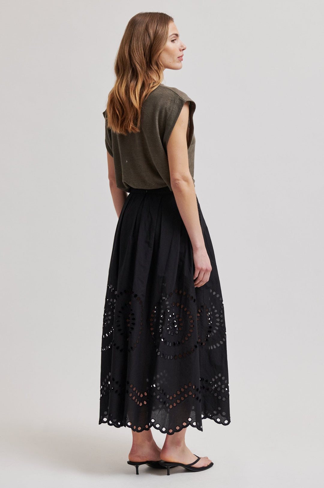 Second Female - Meryl Skirt 60608 - 8001 Black Nederdele 