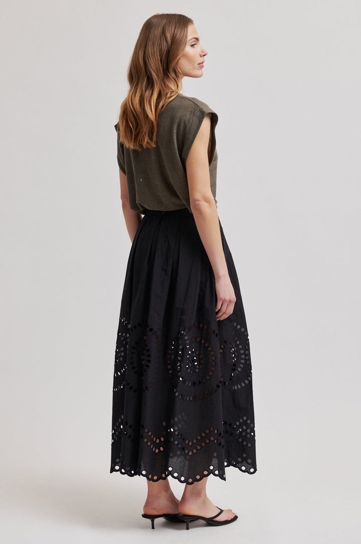 Second Female - Meryl Skirt 60608 - 8001 Black Nederdele 