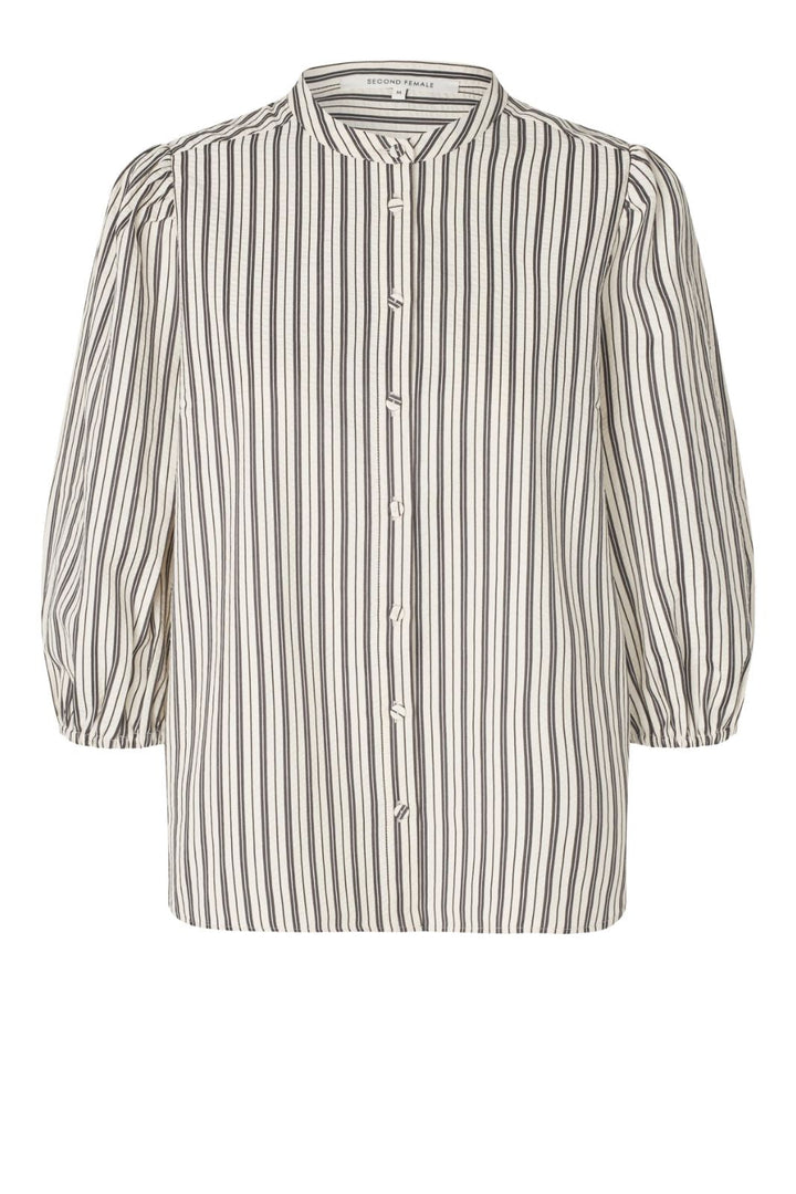 Second Female - Serifa Shirt 59636 - 8001 Black Skjorter 