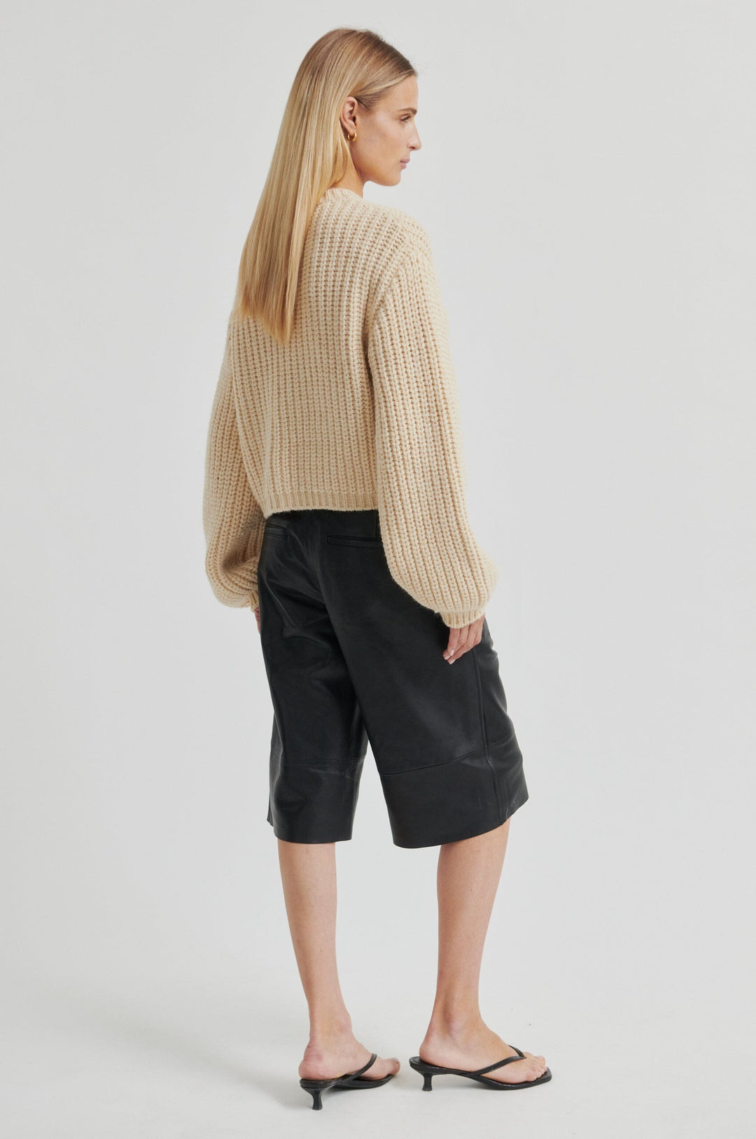 Second Female - Ulrikke Knit Cardigan 60463 - 0512 Soft Beige Cardigans 