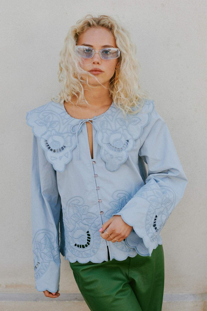 Sissel Edelbo - Cameron Top SE 1686 - Soft Blue