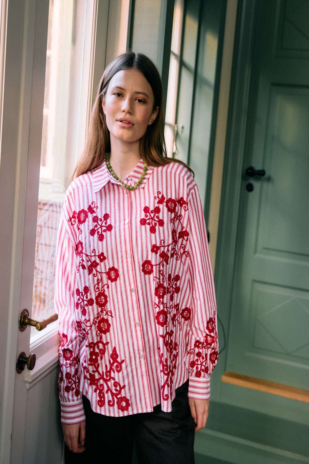 Sissel Edelbo - Cora Shirt Se 2008 - Red Flower Skjorter 