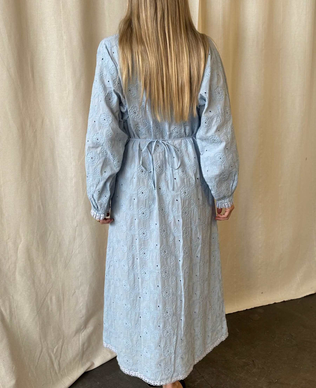 Sissel Edelbo - Delphine Dress SE 2103 - Cashmere Blue Kjoler 