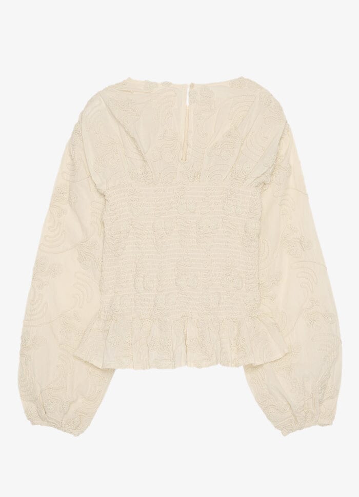 Sissel Edelbo - Iluna Top SE 1902 - Champagne Bluser 