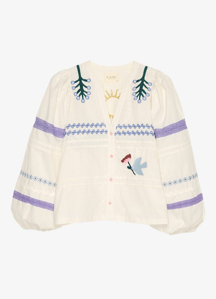 Sissel Edelbo - Isha Top SE 1904 - Snow White Bluser 