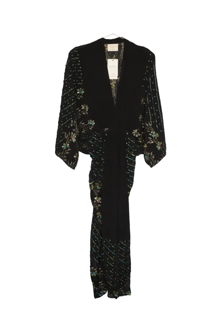 Sissel Edelbo - Juno SILK Dress Sparkling Black SE 1717-1 - Sparkling Black No. 148