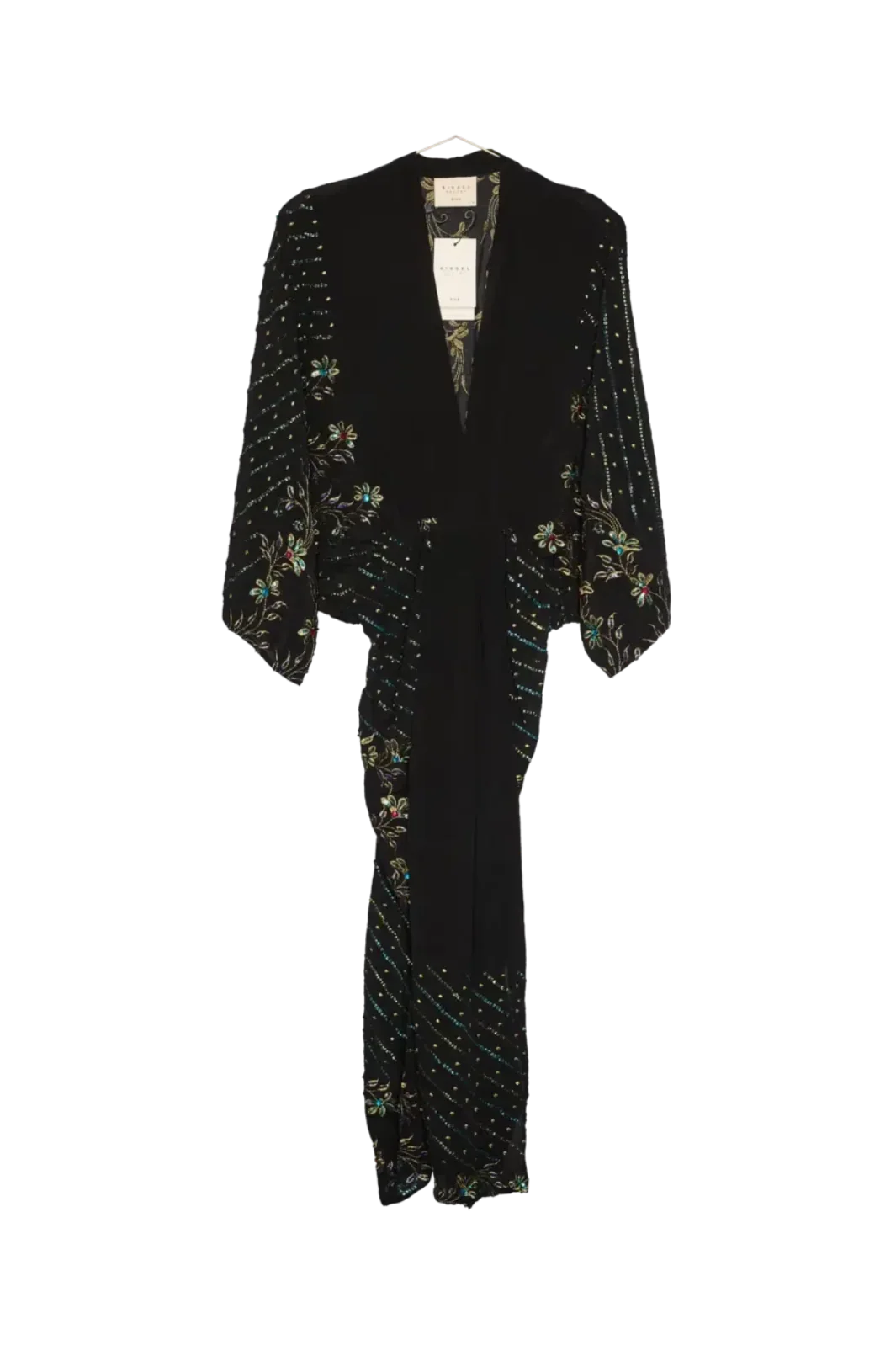 Sissel Edelbo - Juno SILK Dress Sparkling Black SE 1717-1 - Sparkling Black No. 148