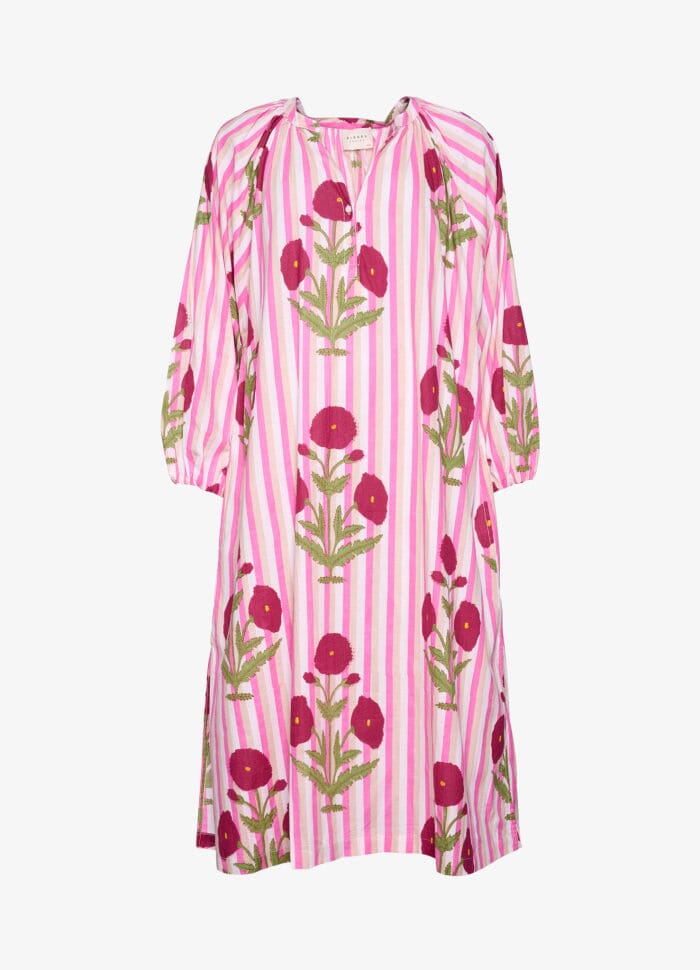 Sissel Edelbo - Lara Organic Cotton Dress SE 1010 - Poppy Rose Kjoler 