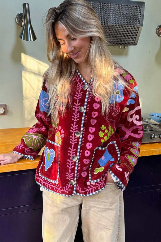 Sissel Edelbo - Maggie Jacket Se 2025 - Velvet Burgundy Jakker 