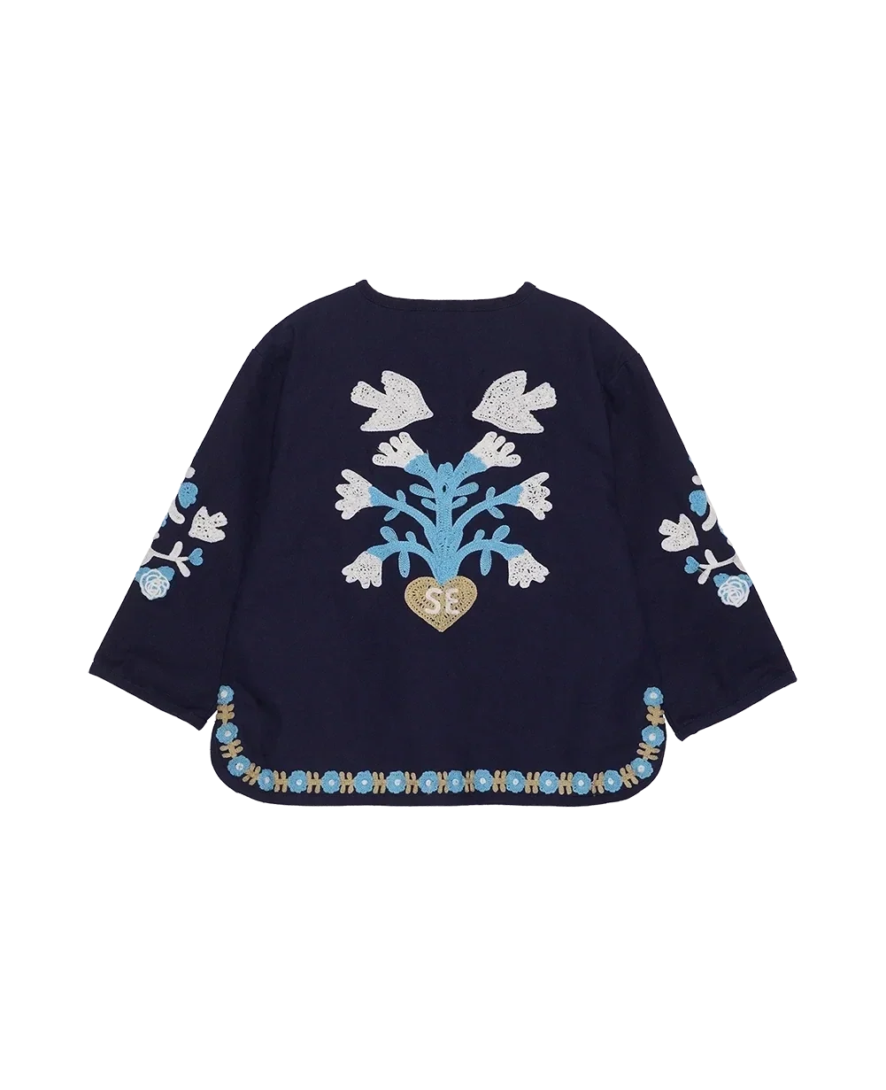 Sissel Edelbo - Maggie Mini Jacket Se 2064 - Navy Horses 