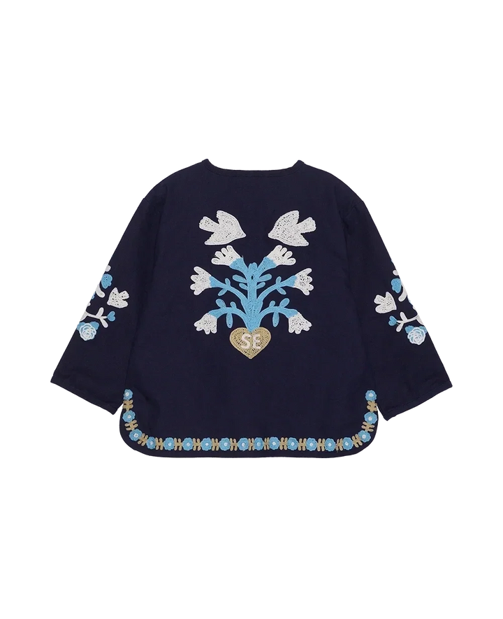 Sissel Edelbo - Maggie Mini Jacket Se 2064 - Navy Horses 