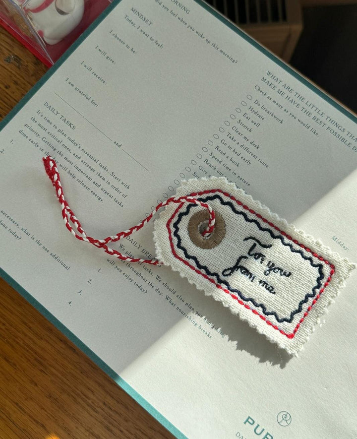 Sissel Edelbo - Manilla Tag Ornament SE 1734 - Snow