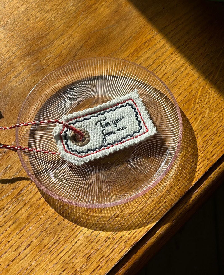 Sissel Edelbo - Manilla Tag Ornament SE 1734 - Snow