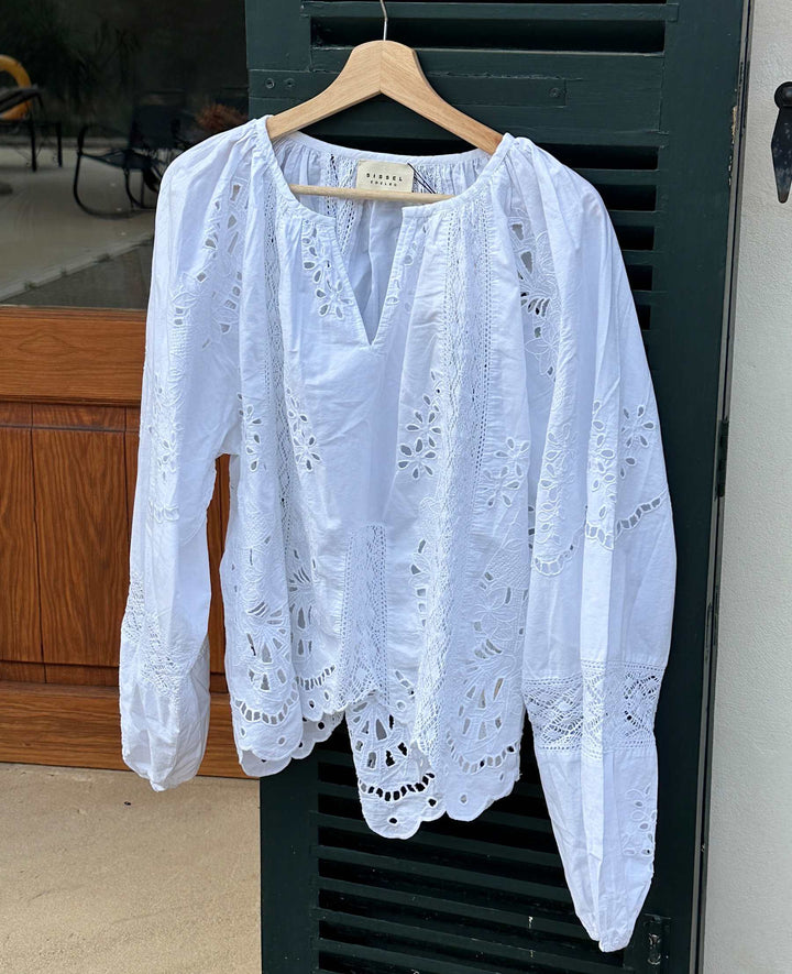 Sissel Edelbo - Mila Top SE 1780 - Ecru Toppe 