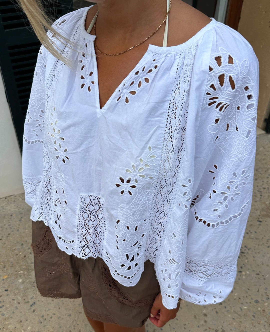 Sissel Edelbo - Mila Top SE 1780 - Ecru Toppe 