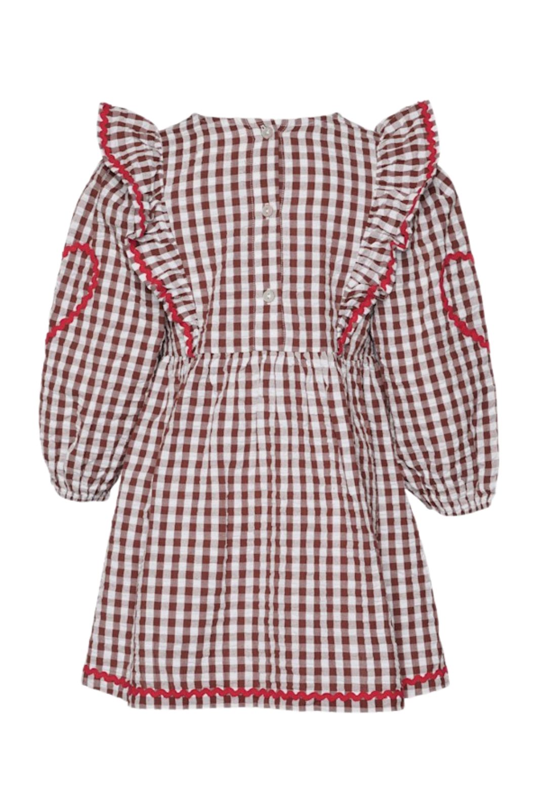 Sissel Edelbo - Nanette MINI Dress SE 1678 - Brown Checks Kjoler 