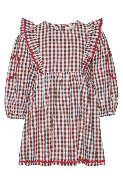 Sissel Edelbo - Nanette MINI Dress SE 1678 - Brown Checks Kjoler 