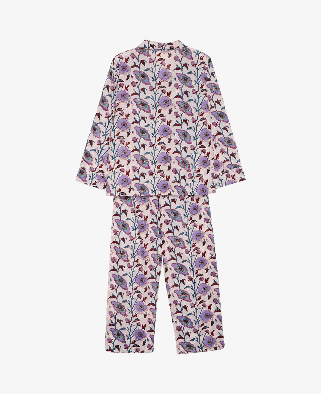 Sissel Edelbo - Nuit Pyjamas Set SE 1784 - Purple Flower Nattøj 