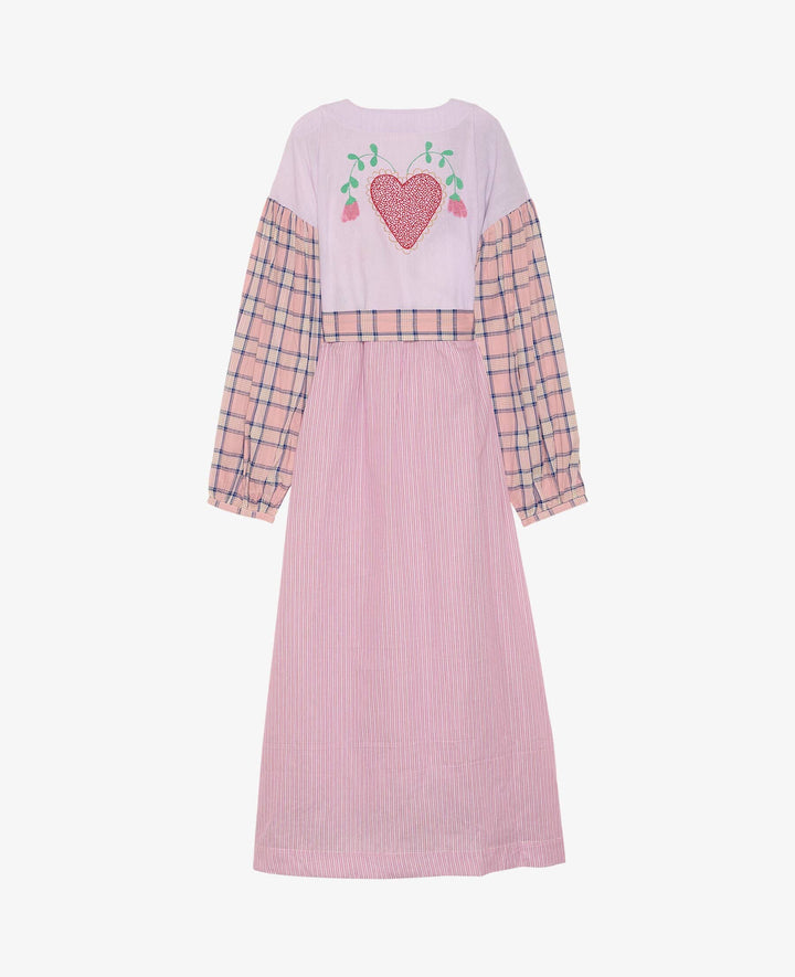 Sissel Edelbo - Paula Wrap Dress SE 1787 - Purple Mix Kjoler 