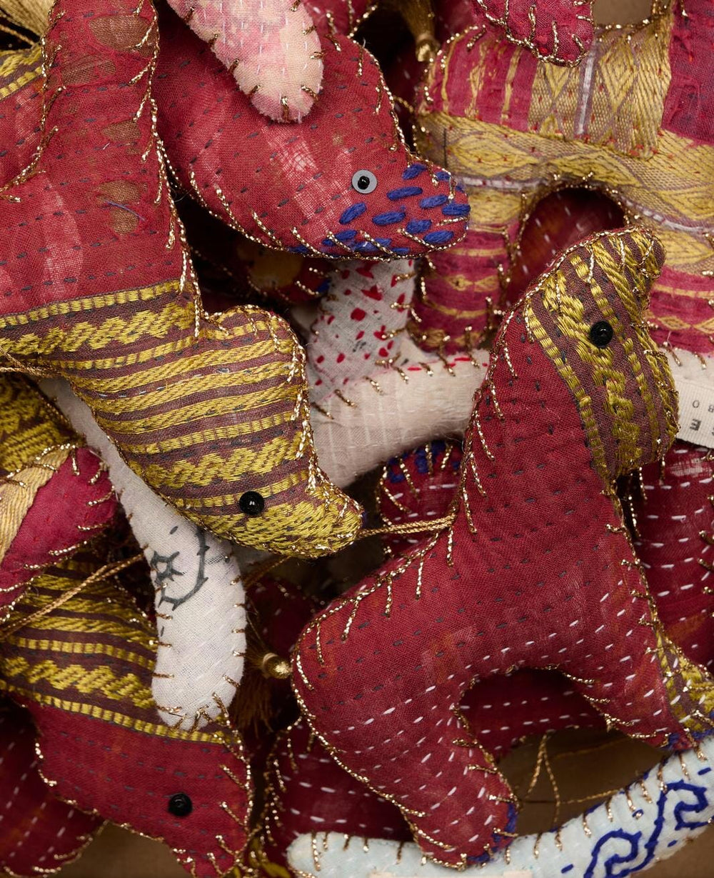 Sissel Edelbo - Rocking Horse Ornament SE 1123 - Espresso Gold